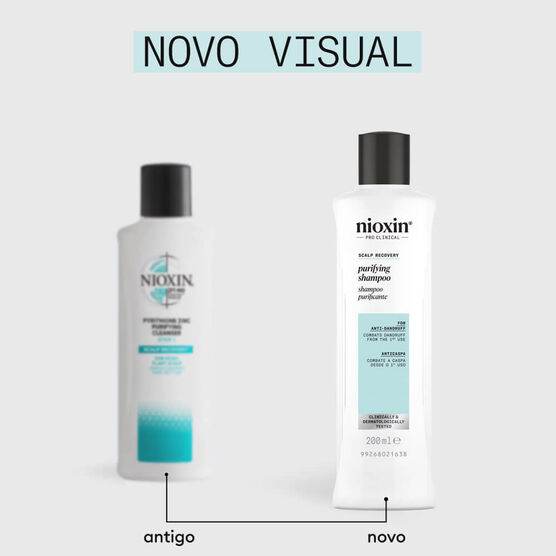 Shampoo Anticaspa Purificante para Couro Cabeludo Nioxin